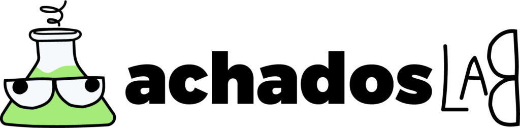 Logotipo oficial do portal Achados Lab