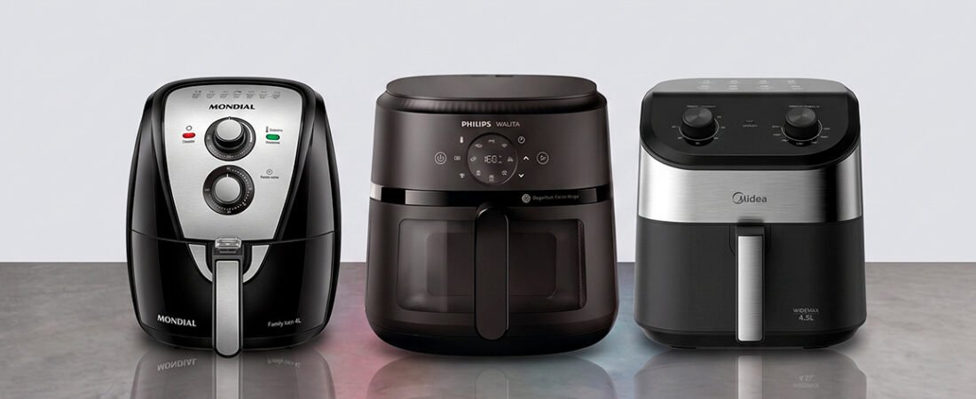 As 3 Melhores Airfryers de 4L a 5L para Comprar em 2026: Guia Custo-Benefício