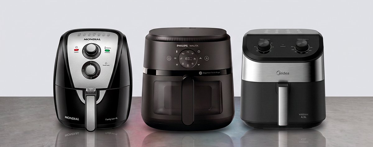As 3 Melhores Airfryers de 4L a 5L para Comprar em 2026: Guia Custo-Benefício