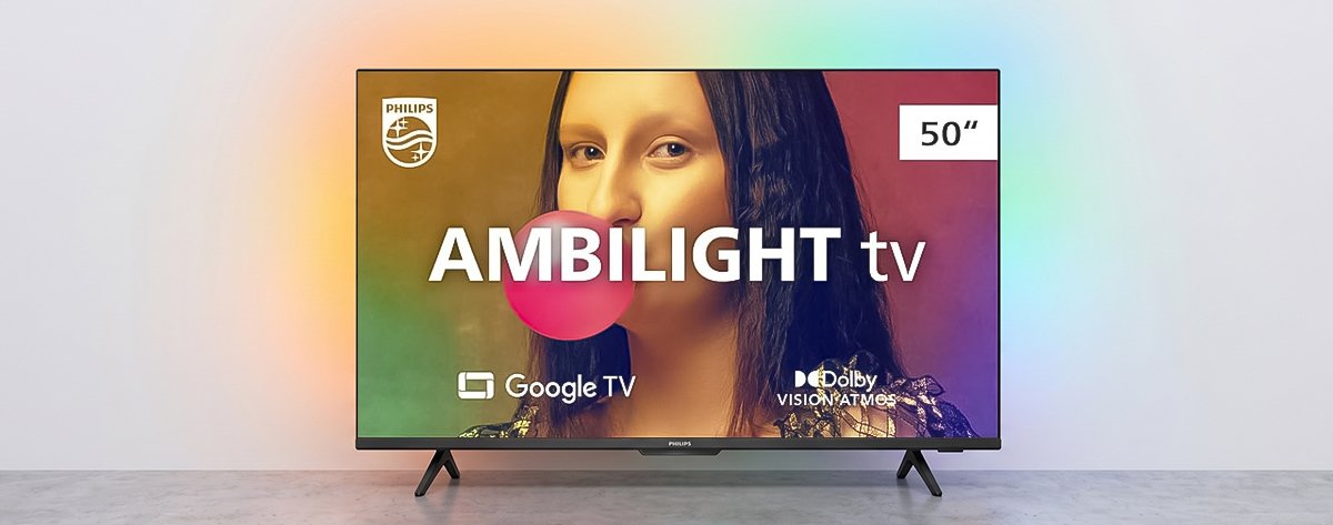 Vale a Pena? Análise Completa da Smart TV Philips 50″ 4K Ambilight PUG8100